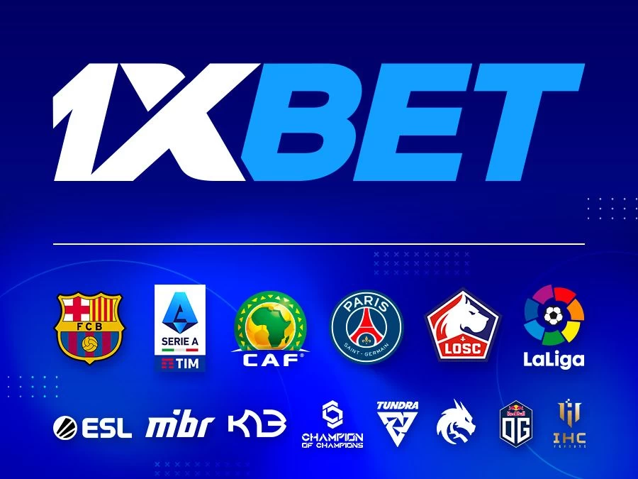 1xBet официальный партнер спортивных клубов и организаций с мировым именем